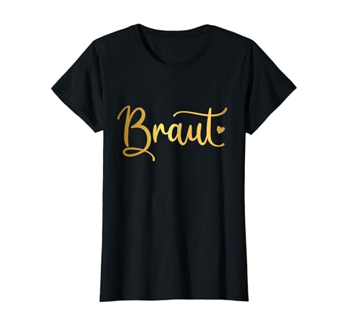 Damen Braut Bride Junggesellenabschied Dezent Herz JGA Bride to be T-Shirt Damen Braut Bride Junggesellenabschied Dezent Herz JGA Bride to be T-Shirt von Team Braut Junggesellinnennabschied Ideen by minta