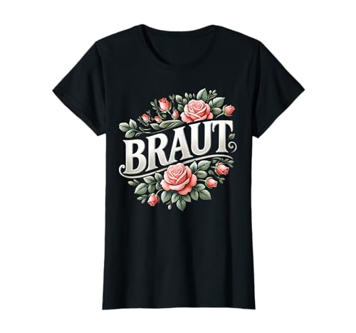 Poltern JGA Frauen T-Shirt Braut Junggesellenabschied Frauen T-Shirt von Team Braut T-Shirt JGA Frauen poltern