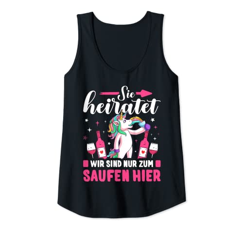 Damen Team Braut JGA Shirt Polterabend Junggesellenabschied Frauen Tank Top Damen Team Braut JGA Shirt Polterabend Junggesellenabschied Frauen Tank Top von Team Braut T-Shirts mit Einhorn für JGA Frauen