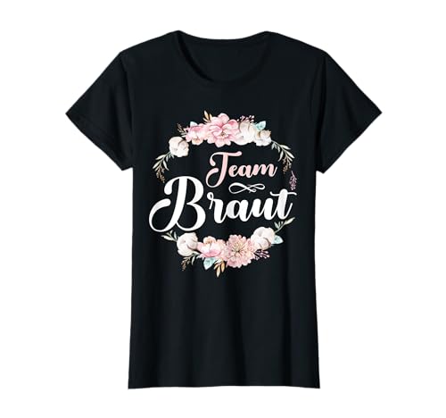 JGA Tshirt Team Braut Team Bride Junggesellenabschied Frauen T-Shirt von Team Braut & Bride T-Shirts für JGA Frauen