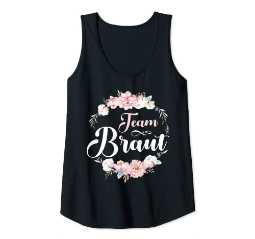 Damen JGA Tshirt Team Braut Team Bride Junggesellenabschied Frauen Tank Top Damen JGA Tshirt Team Braut Team Bride Junggesellenabschied Frauen Tank Top von Team Braut & Bride T-Shirts für JGA Frauen