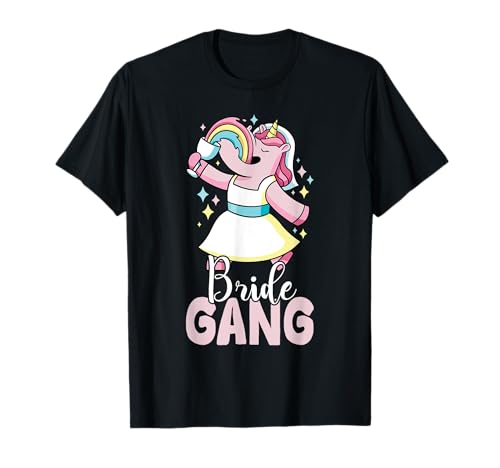 Braut Team / Bride Gang - JGA Junggesellinnenabschied Frauen T-Shirt von Team Bride Outfit für das Damen Team für die Party