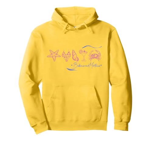 Martinis und Bikinis Beach Bachelorette Sommer Mädchen Ausflug Pullover Hoodie Martinis und Bikinis Beach Bachelorette Sommer Mädchen Ausflug Pullover Hoodie von Team Bride Tini Beach Bachelorette Party Matching