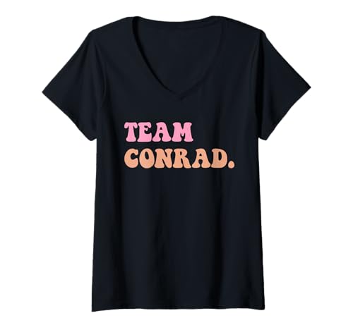 Damen Mannschaft Conrad Groovy T-Shirt mit V-Ausschnitt von Team Conrad Cool Tee