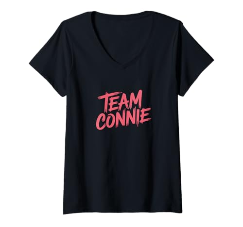 Damen Team Conrad | Herz I Love Conrad Romantisch Sommer Herren Damen T-Shirt mit V-Ausschnitt Damen Team Conrad | Herz I Love Conrad Romantisch Sommer Herren Damen T-Shirt mit V-Ausschnitt von Team Conrad Graphic Summer Tee Love Outfit Floral