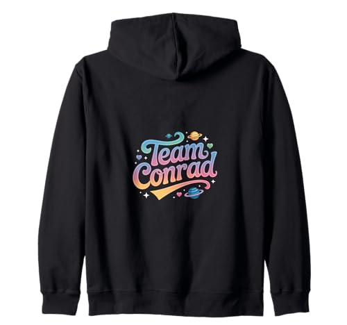 Team Conrad | Herz I Love Conrad Romantisch Sommer Herren Damen Kapuzenjacke Team Conrad | Herz I Love Conrad Romantisch Sommer Herren Damen Kapuzenjacke von Team Conrad Graphic Summer Tee Love Outfit Floral