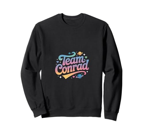 Team Conrad | Herz I Love Conrad Romantisch Sommer Herren Damen Sweatshirt Team Conrad | Herz I Love Conrad Romantisch Sommer Herren Damen Sweatshirt von Team Conrad Graphic Summer Tee Love Outfit Floral