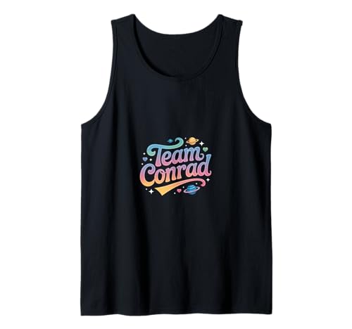 Team Conrad | Herz I Love Conrad Romantisch Sommer Herren Damen Tank Top Team Conrad | Herz I Love Conrad Romantisch Sommer Herren Damen Tank Top von Team Conrad Graphic Summer Tee Love Outfit Floral