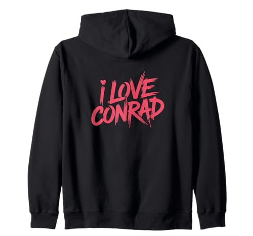 Ich Liebe Conrad Romantic Summer Herren Damen Team Conrad Crush Kapuzenjacke Ich Liebe Conrad Romantic Summer Herren Damen Team Conrad Crush Kapuzenjacke von Team Conrad Graphic Summer Tee Love Outfit