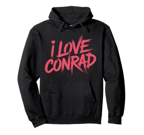 Ich Liebe Conrad Romantic Summer Herren Damen Team Conrad Crush Pullover Hoodie Ich Liebe Conrad Romantic Summer Herren Damen Team Conrad Crush Pullover Hoodie von Team Conrad Graphic Summer Tee Love Outfit