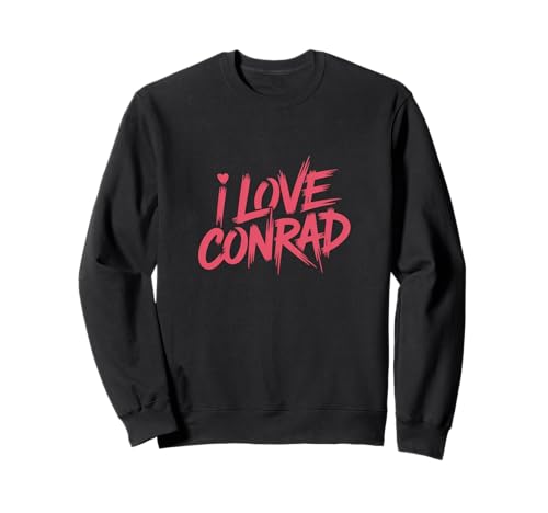 Ich Liebe Conrad Romantic Summer Herren Damen Team Conrad Crush Sweatshirt Ich Liebe Conrad Romantic Summer Herren Damen Team Conrad Crush Sweatshirt von Team Conrad Graphic Summer Tee Love Outfit