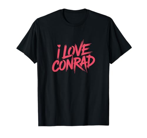 Ich Liebe Conrad Romantic Summer Herren Damen Team Conrad Crush T-Shirt Ich Liebe Conrad Romantic Summer Herren Damen Team Conrad Crush T-Shirt von Team Conrad Graphic Summer Tee Love Outfit