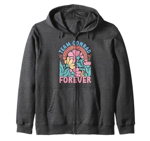 Team Conrad Forever Forever Floral Retro Groovy Kids Kapuzenjacke von Team Conrad Retro cooles