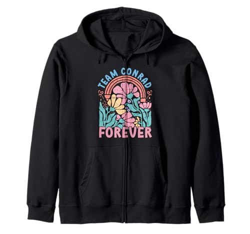 Team Conrad Forever Forever Floral Retro Groovy Kids Kapuzenjacke Team Conrad Forever Forever Floral Retro Groovy Kids Kapuzenjacke von Team Conrad Retro cooles