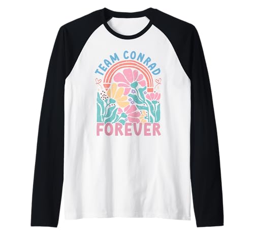 Team Conrad Forever Forever Floral Retro Groovy Kids Raglan von Team Conrad Retro cooles