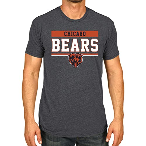 NFL Kurzarm-T-Shirt, anthrazit, Erwachsenen-Sport-T-Shirt, Team-Ausrüstung für Damen und Herren von Team Fan Apparel