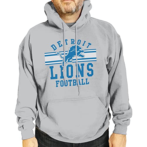 Team Fan Apparel NFL Team Stripe Kapuzen-Sweatshirt, weicher Pullover, Sport-Kapuzenpullover für Damen und Herren, aus Baumwolle und Polyester von Team Fan Apparel