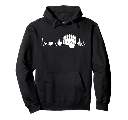 Bowling Heartbeat – Bowler Herren Damen Kinder Bowling-Liebhaber Pullover Hoodie von Team Heartbeat Bowling Lover Man Woman Kid Bowlers
