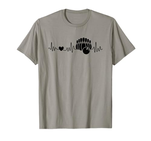 Bowling Heartbeat – Bowler Herren Damen Kinder Bowling-Liebhaber T-Shirt von Team Heartbeat Bowling Lover Man Woman Kid Bowlers