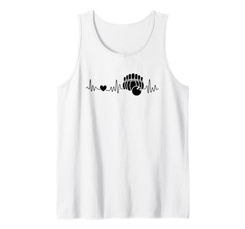 Bowling Heartbeat – Bowler Herren Damen Kinder Bowling-Liebhaber Tank Top von Team Heartbeat Bowling Lover Man Woman Kid Bowlers