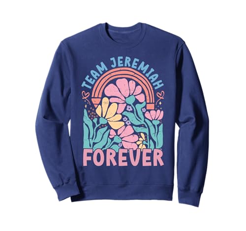 Team Jeremiah Forever Forever Floral Retro Groovy Kinder Sweatshirt von Team Jeremiah Retro cooles
