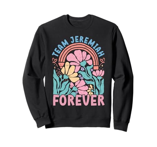 Team Jeremiah Forever Forever Floral Retro Groovy Kinder Sweatshirt von Team Jeremiah Retro cooles
