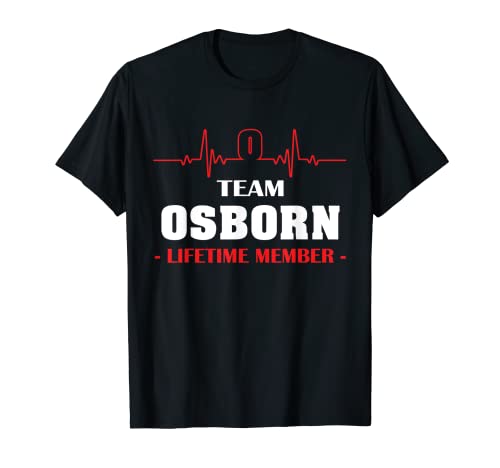 Team OSBORN Lifetime Mitglied Familie Jugend Kind Shirt 5ts T-Shirt von Team OSBORN shirt name family gift