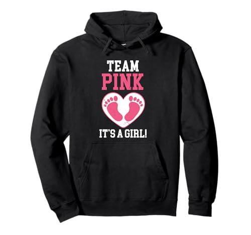 Team Pink It's A Girl Schwangerschaft Baby Ankündigung Geburt Pullover Hoodie Team Pink It's A Girl Schwangerschaft Baby Ankündigung Geburt Pullover Hoodie von Team Pink It's A Girl