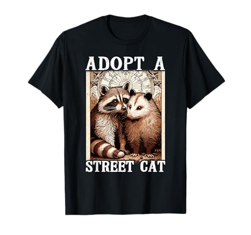 Team Trash Raccoon Lover Adoptiere ein Street Cat Team Trash Raccoon Possum Opossum T-Shirt für Unisex-Erwachsene und Kinder, Schwarz, S Team Trash Raccoon Lover Adoptiere ein Street Cat Team Trash Raccoon Possum Opossum T-Shirt für Unisex-Erwachsene und Kinder, Schwarz, S von Team Trash Raccoon Lover