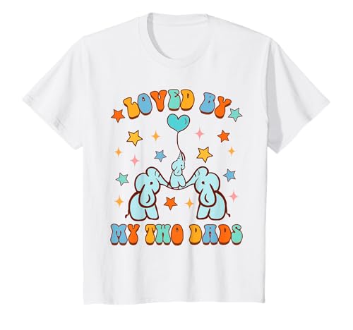 Kinder Team Zwei Väter Schwule Väter LGBT Pride Month Ich liebe meine beiden Väter T-Shirt Kinder Team Zwei Väter Schwule Väter LGBT Pride Month Ich liebe meine beiden Väter T-Shirt von Team Two Dads Gay Dads LGBT Pride Month