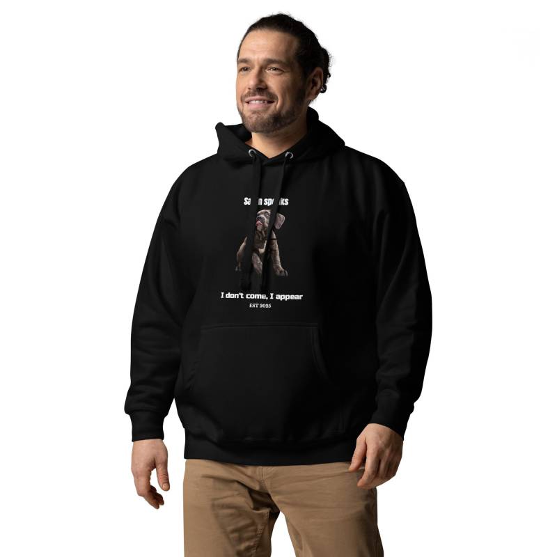 Satan Speaks Hoodie - Cane Corso Statement Pullover Calm Is Power Gift For Dog Owners Gothic Streetwear von TeamCaneCorso