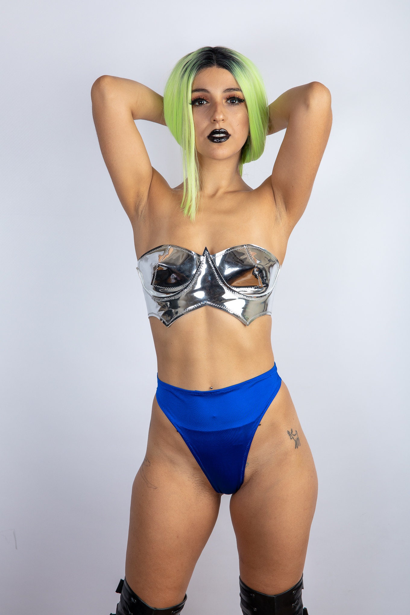 Robo Metallic Bustier Top Robo Metallic Bustier Top von TeamKittyKoalition