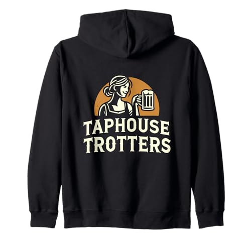 TAPHOUSE TROTTERS - Fun - Beer - Run - Teamevent - Damen Kapuzenjacke von Teams That Run!
