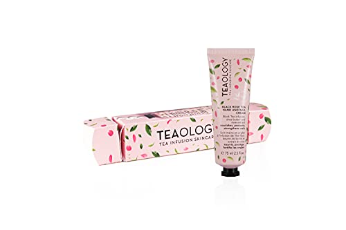 Teaology Black Rose Tea Hand And Nail Cream Candy Wrap, 75 ml von Teaology