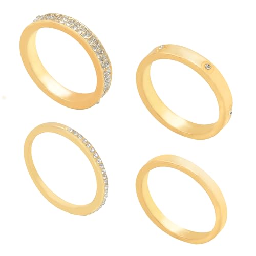 Teaque Stapelringe Damen, Ring Damen Gold Verlobungsring Damen Ringe Herren Stapelbare Ringe Gold, Schöne Ring Herren Ring Daumenring Gold Damen Gold Rings mit Zirkonia Ring The Ring 59.5MM-18.9MM Teaque Stapelringe Damen, Ring Damen Gold Verlobungsring Damen Ringe Herren Stapelbare Ringe Gold, Schöne Ring Herren Ring Daumenring Gold Damen Gold Rings mit Zirkonia Ring The Ring 59.5MM-18.9MM von Teaque