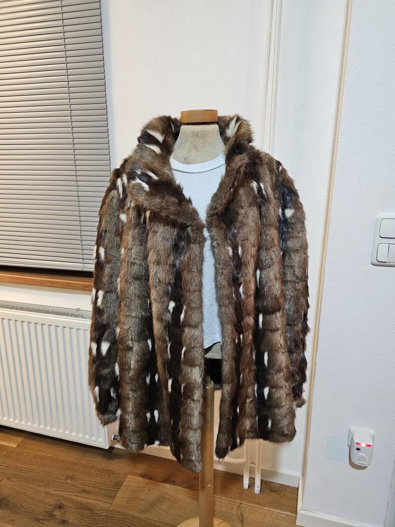 Exklusiver Damen Pelzmantel Aus Echtem Nerzfell Vintage von TeasVintageFurs
