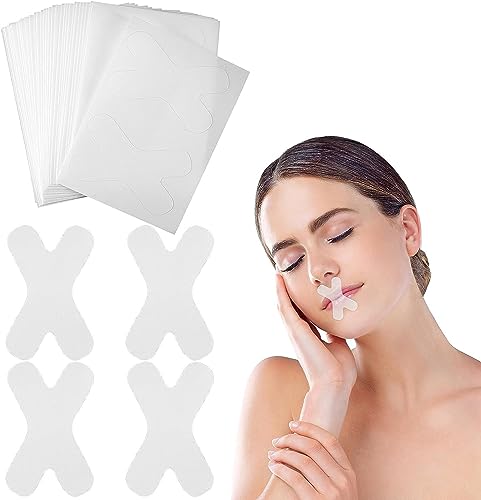 Mouth Tape For Sleeping - 360 Stück X-Shape Mundpflaster | Anti Schnarch Pflaster | Schnarchpflaster Sleep Tape | Für Männer Frauen, Stoppen Schnarchen Lösungsgerät | Verbesserter Nachtschlaf von Tebinzi