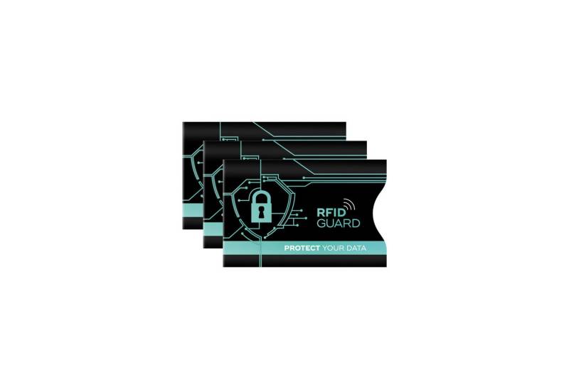 Tec-Expert Geldbörse RFID GUARD 3x NFC Scan Blocker Schutz Hülle Set Karte Scheckkarte (3-tlg., Set aus 3x RFID / NFC Blocker Sleeve), RFID-Blocker Hülle, NFC Schutzhülle von Tec-Expert