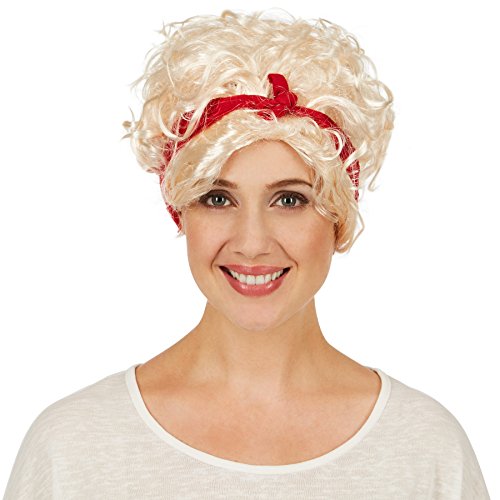 tectake dressforfun Frauenperücke Rockabilly | Stylischer, toupierter Hinterkopf | Mit schönem Pony von tectake