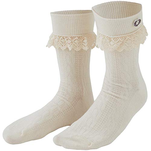 tectake dressforfun 900639 Damen Trachten Socken, beige - diverse Größen (35-38) von tectake