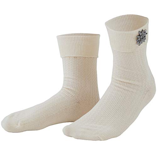 tectake dressforfun 900640 Damen Trachten Socken, beige - diverse Größen (39-42) von tectake