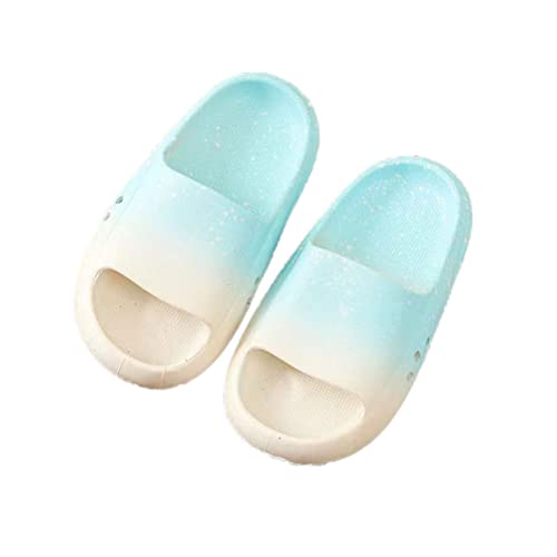 Teceyfeet Badelatschen Kinder Badeschlappen Slides Schlappen Strand Sandalen rutschfeste Dusch Badeschuhe Sommer Hausschuhe Jungen Mädchen von Teceyfeet