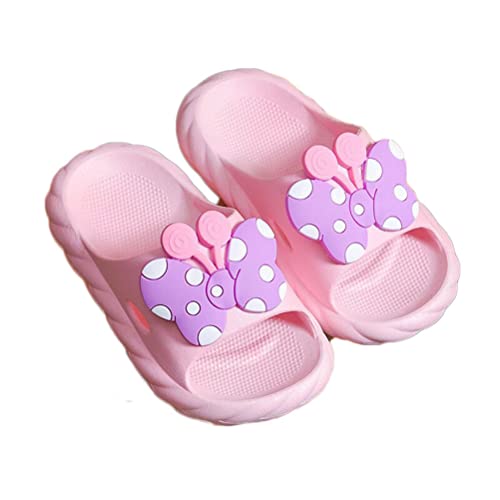 Teceyfeet Badeschlappen Mädchen Sandalen Kinder Sommer Hausschuhe Badelatschen rutschfest Strand Slide Slipper Dusch Badeschuhe Indoor Outdoor von Teceyfeet