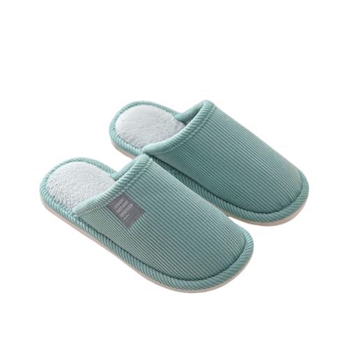 Teceyfeet Damen Hausschuhe Winter Warme Plüsch Hausschuhe Bequeme Slippers Pantoffeln Herren Memory Foam Pantoffeln Gästehausschuhe Rutschfeste Pantoffeln Outdoor/Indoor von Teceyfeet