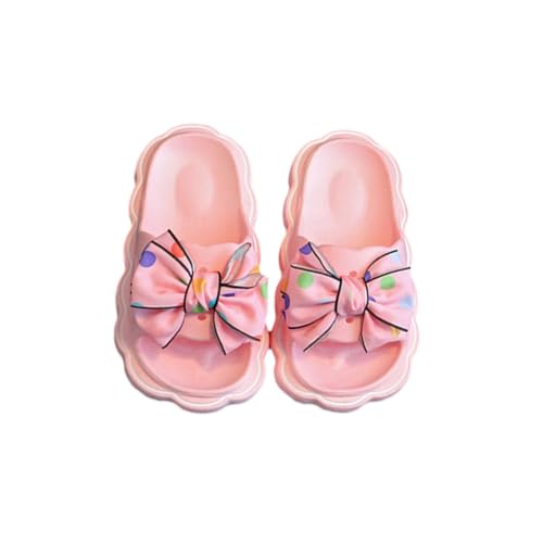 Teceyfeet Dusch- und Badeschuhe Badelatschen für Kinder Jungen Mädchen Slippers Schlappen Wolke rutschfeste Hausschuhe Sommer Pantoletten Badeschlappen Flip Flops Indoor/Outdoor von Teceyfeet