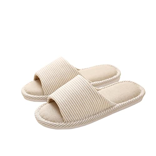 Teceyfeet Gäste Hausschuhe Unisex Waschbare Frottierslipper Badelatschen offener Zeh Gästepantoffeln Reisen Hotel Pantoffeln Rustchfeste Flip Flop Slipper Badepantoletten von Teceyfeet