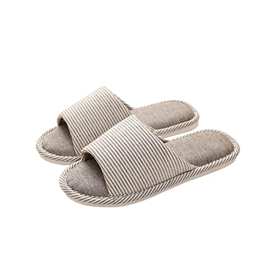 Teceyfeet Gäste Hausschuhe Unisex Waschbare Frottierslipper Badelatschen offener Zeh Gästepantoffeln Reisen Hotel Pantoffeln Rustchfeste Flip Flop Slipper Badepantoletten von Teceyfeet