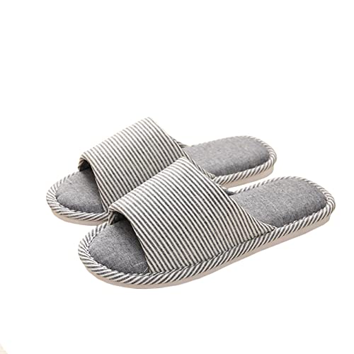 Teceyfeet Gäste Hausschuhe Unisex Waschbare Frottierslipper Badelatschen offener Zeh Gästepantoffeln Reisen Hotel Pantoffeln Rustchfeste Flip Flop Slipper Badepantoletten von Teceyfeet