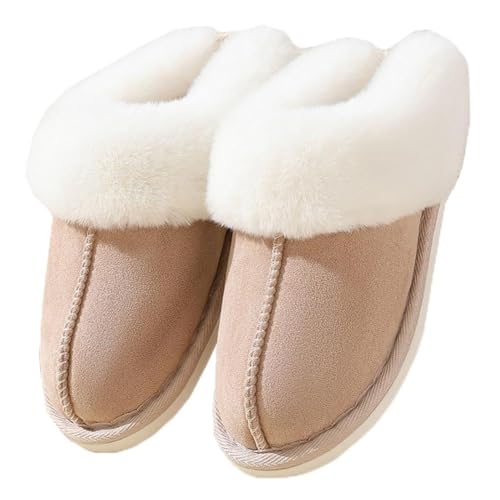 Teceyfeet Unisex Hausschuhe Pantoletten, Wildleder Gästehausschuhe Memory Foam Pantoffeln Winter Warme Flauschig Hausschuhe Waschbare Slippers für Indoor & Outdoor Teceyfeet Unisex Hausschuhe Pantoletten, Wildleder Gästehausschuhe Memory Foam Pantoffeln Winter Warme Flauschig Hausschuhe Waschbare Slippers für Indoor & Outdoor von Teceyfeet