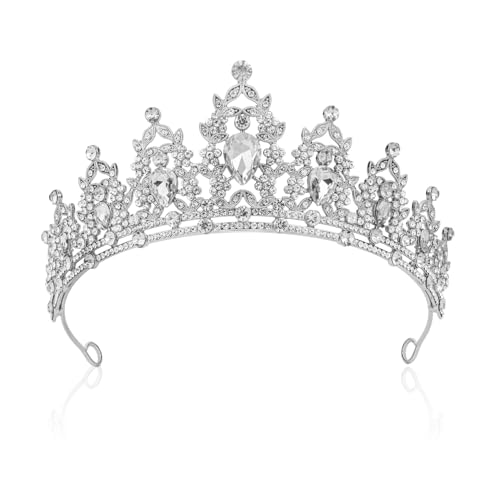 Krone Damen,Braut Krone,Prinzessin Krone,Geburtstags Krone,Silberne Krönchen,Kristall Strass Braut Prinzessin Tiara,Prinzessin Krone Damen,Krone Diadem,Silberne Tiara Für Prinzessinnen,Plastik Krone Krone Damen,Braut Krone,Prinzessin Krone,Geburtstags Krone,Silberne Krönchen,Kristall Strass Braut Prinzessin Tiara,Prinzessin Krone Damen,Krone Diadem,Silberne Tiara Für Prinzessinnen,Plastik Krone von Tecfinty